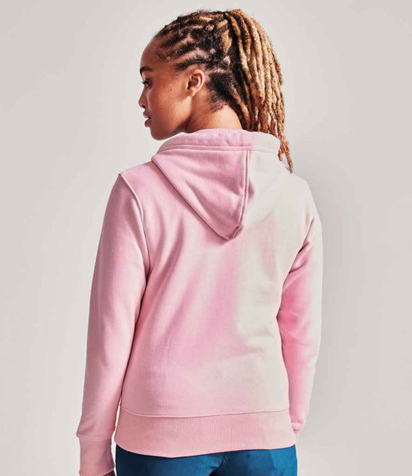 Anthem Ladies Organic Full Zip Hoodie Pink