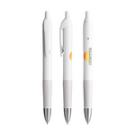BIC® Intensity® Gel Clic White with Black Ink