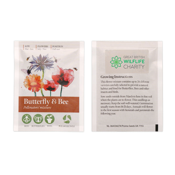 Seed Packet with Sticker to back