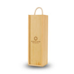 Branded Wine Bottle Box Natural