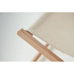 Branded Beach chair in wood