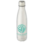 Branded Cove 500 ml vacuum insulated stainless steel bottle