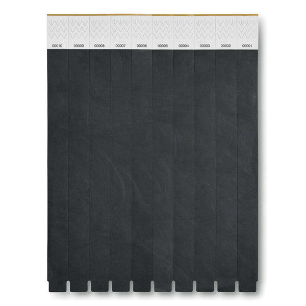 Branded One sheet of 10 wristbands