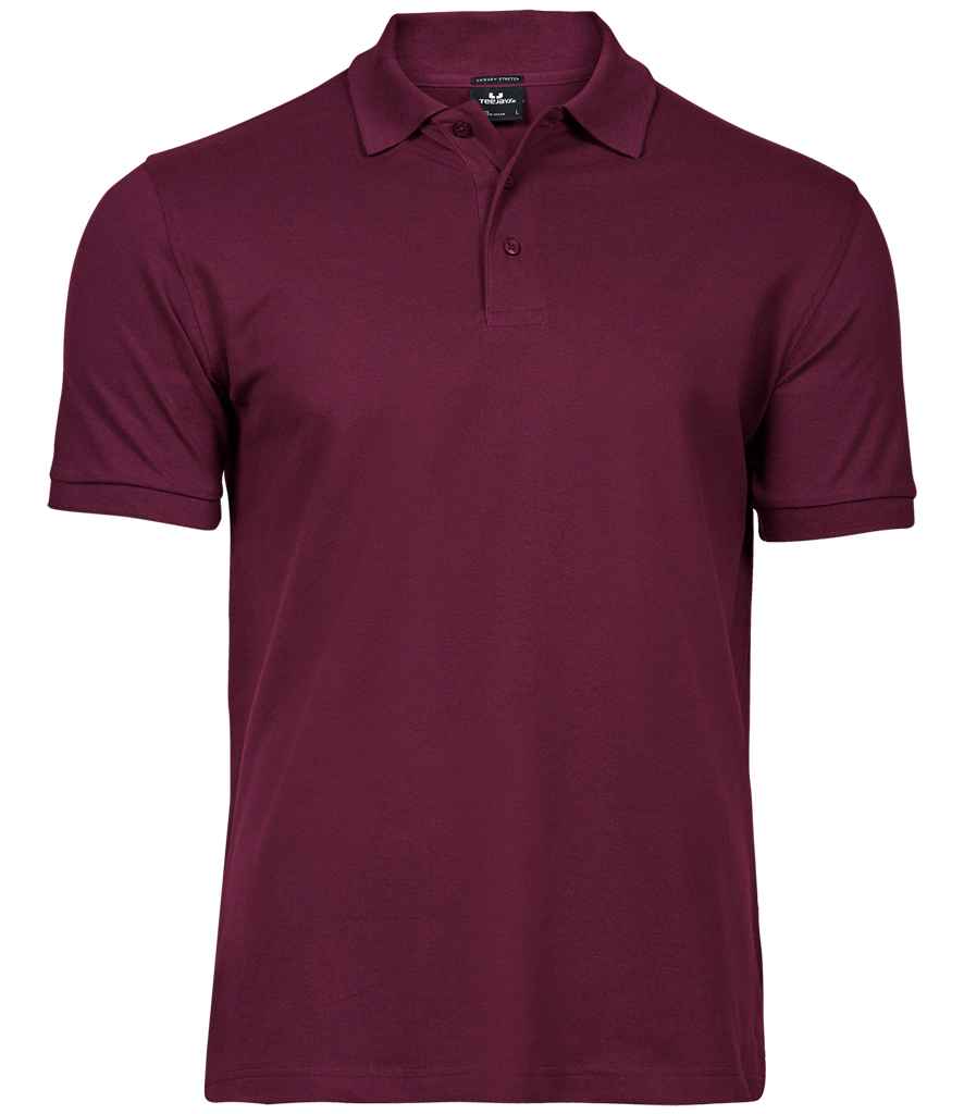 Tee Jays Luxury Stretch Piqué Polo Shirt Wine
