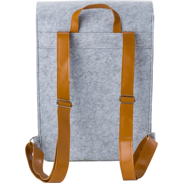Branded Baldow RPET felt backpack