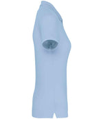 WK Designed to Work Ladies Anti-Bacterial Piqué Polo Shirt Sky Blue