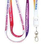 Fabric 2in-1 USB Lanyard Cable