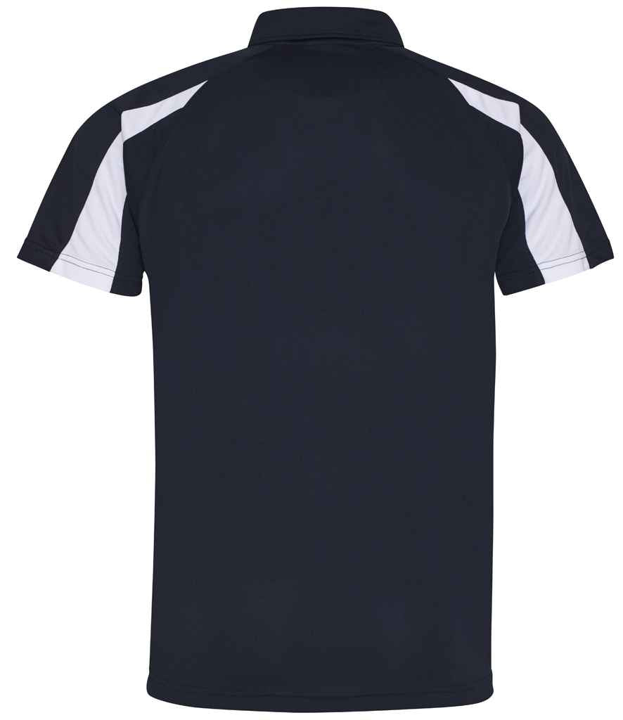 AWDis Cool Contrast Polo Shirt French Navy/Arctic White