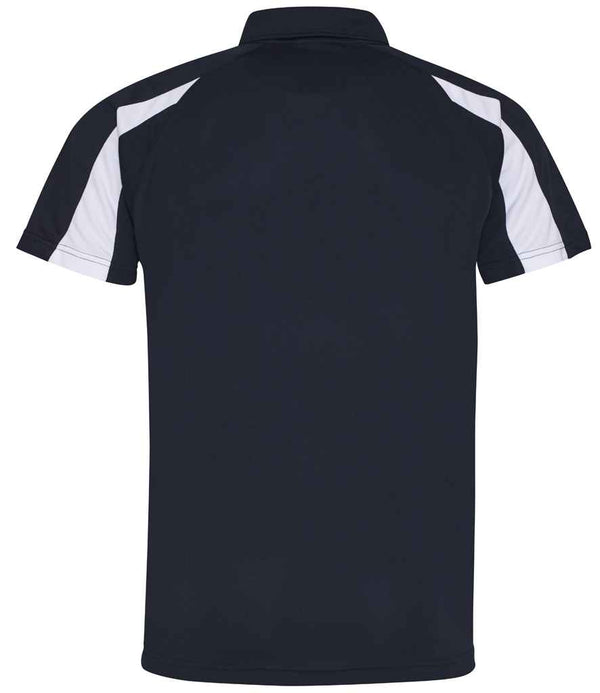 AWDis Cool Contrast Polo Shirt French Navy/Arctic White