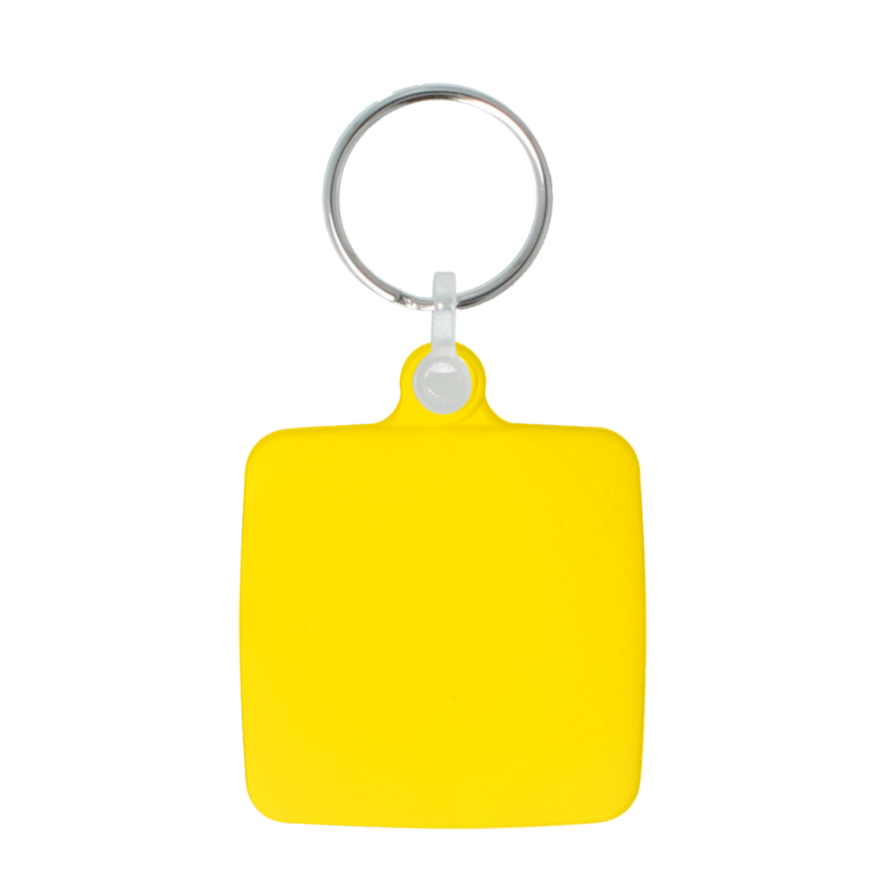 45mm Square Keyring