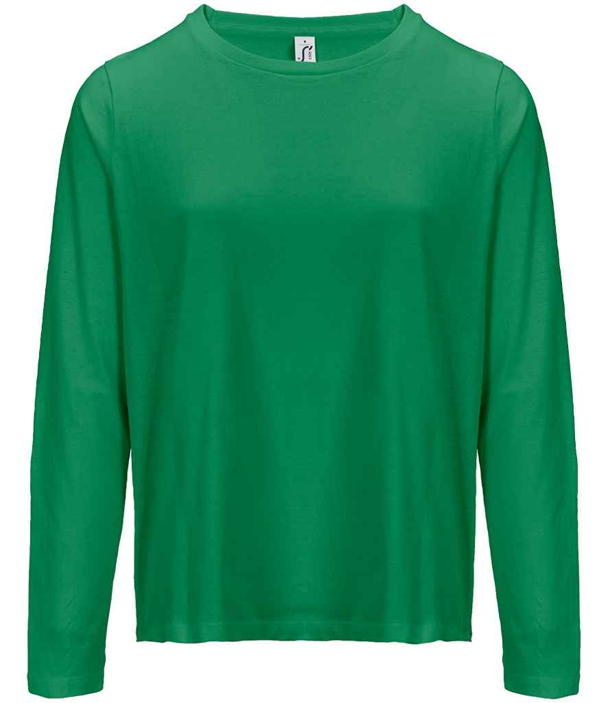 SOL'S Ladies Monarch Long Sleeve T-Shirt Kelly Green