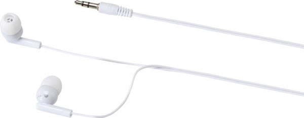 Branded Rebel earbuds with recycled plastic storage box