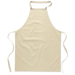 Kitchen apron in cotton Beige