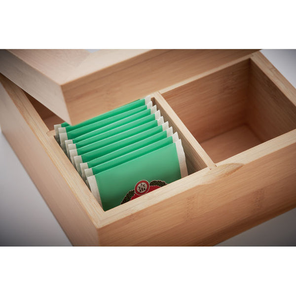 Branded Bamboo tea box