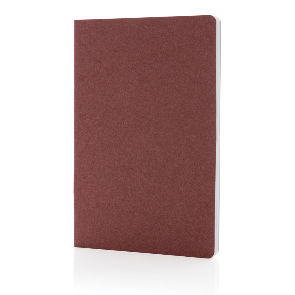 Branded Salton A5 GRS certified recycled paper notebook