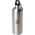 Oregon 750 ml RCS certified single wall stainless steel water bottle with carabiner