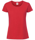 Fruit of the Loom Ladies Iconic 195 T-Shirt Red