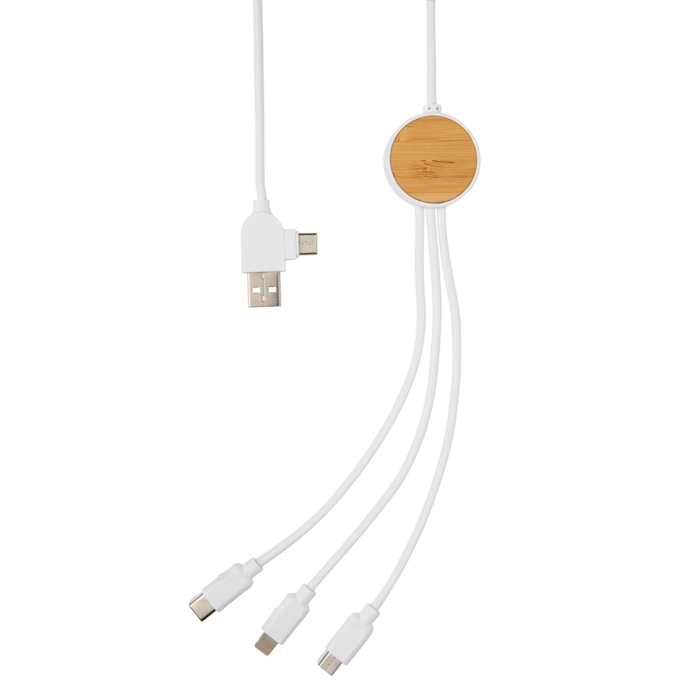 Branded RCS recycled plastic Ontario 6-in-1 cable
