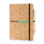 A5 Ceva Notebook & Wells Bamboo Pen Set