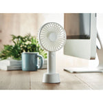 Branded USB desk fan with stand