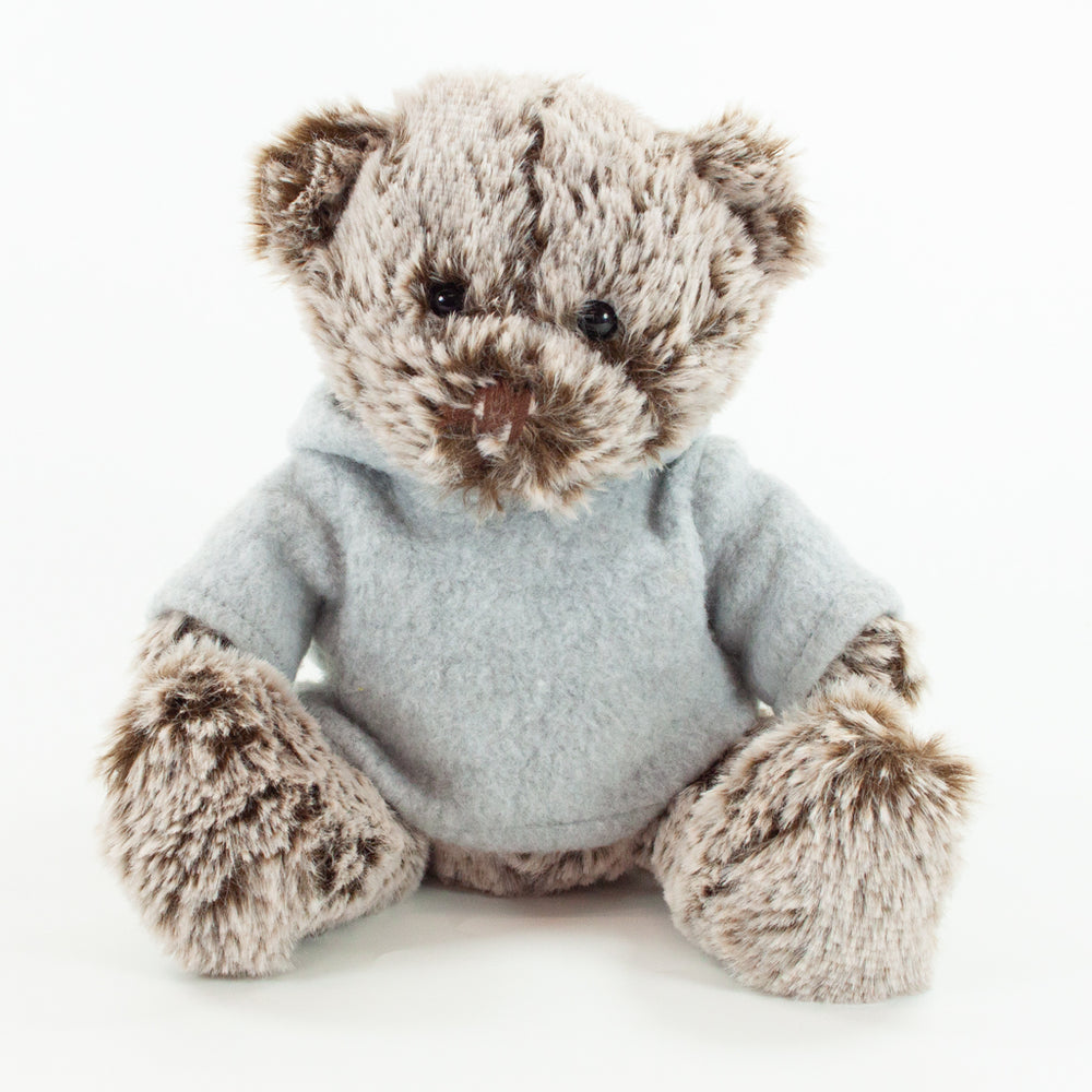Coloured Hoodie Bear 15cm Premier Bear, Cocoa