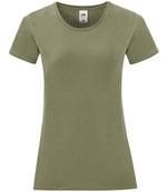Fruit of the Loom Ladies Iconic 150 T-Shirt Classic Olive
