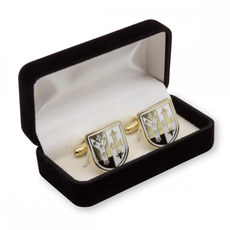 25mm Brass Plated Cufflinks