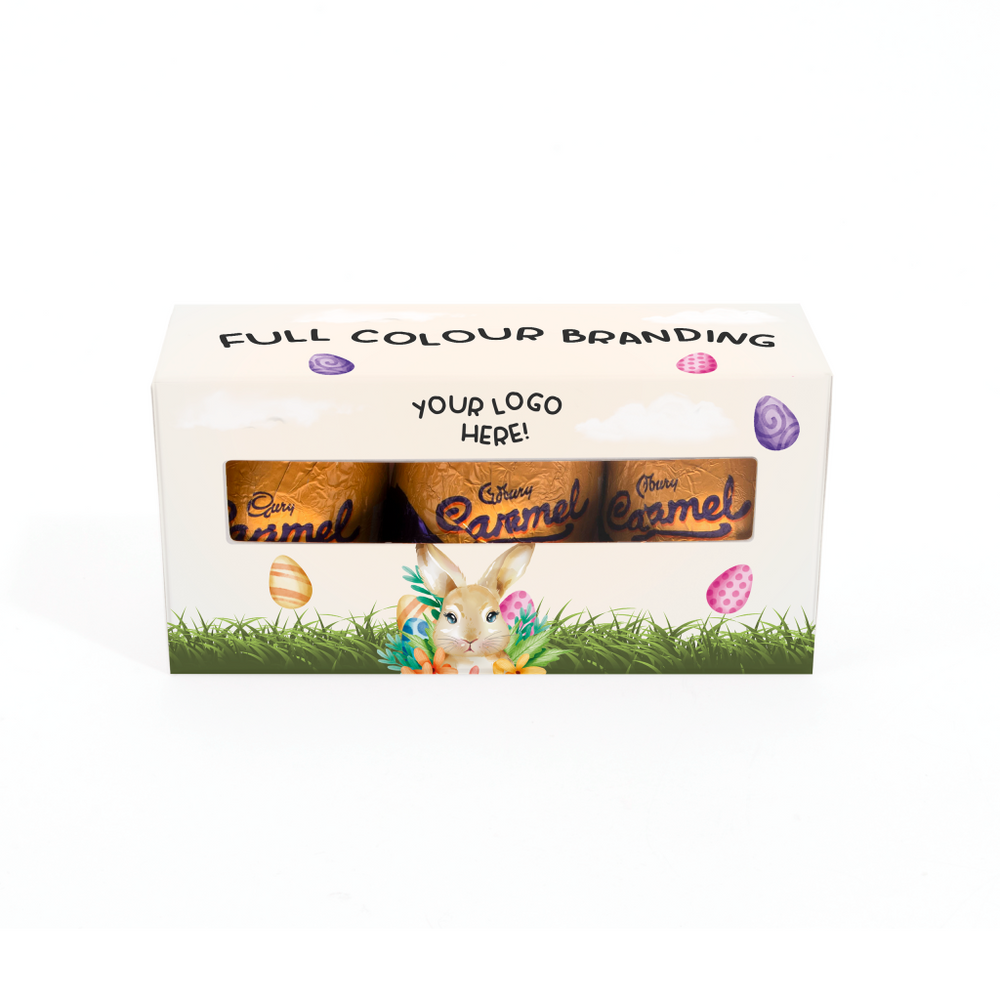 Easter, Triple Egg Box, Caramel Egg, x3 Bespoke