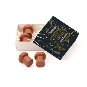 Party Time, Eco Treat Box, Champagne Cork Chocolate, Popping Candy Bespoke
