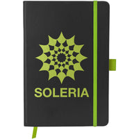 Colour-edge A5 hard cover notebook