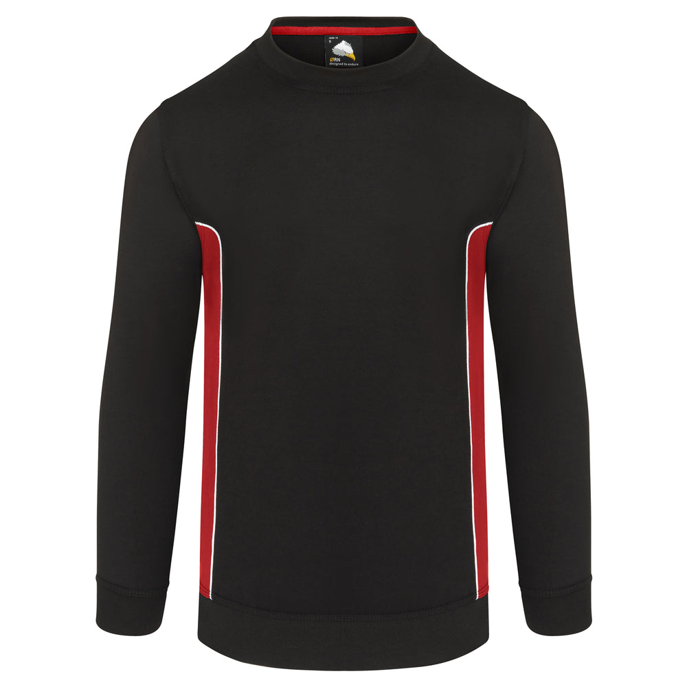 Orn Silverswift Two Tone Sweatshirt Black/Red