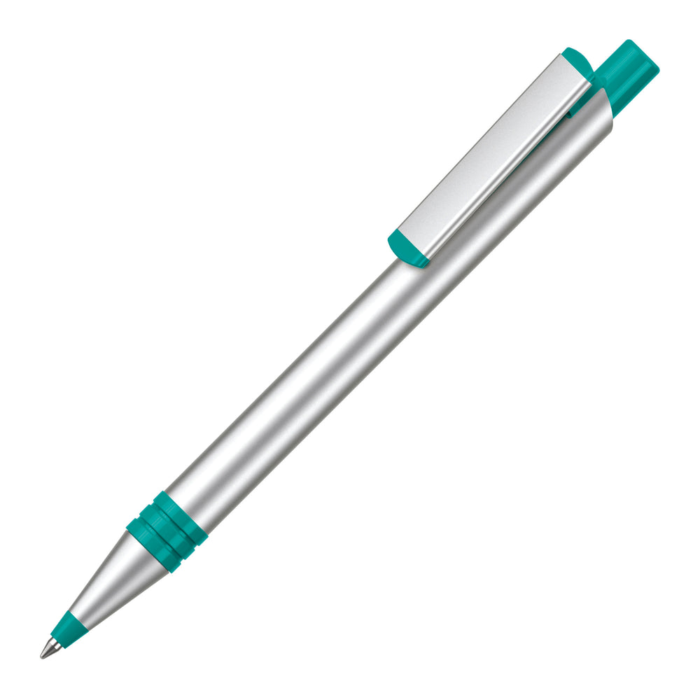 Branded VIRTUO ALUM recycled ball pen with rpet trim
