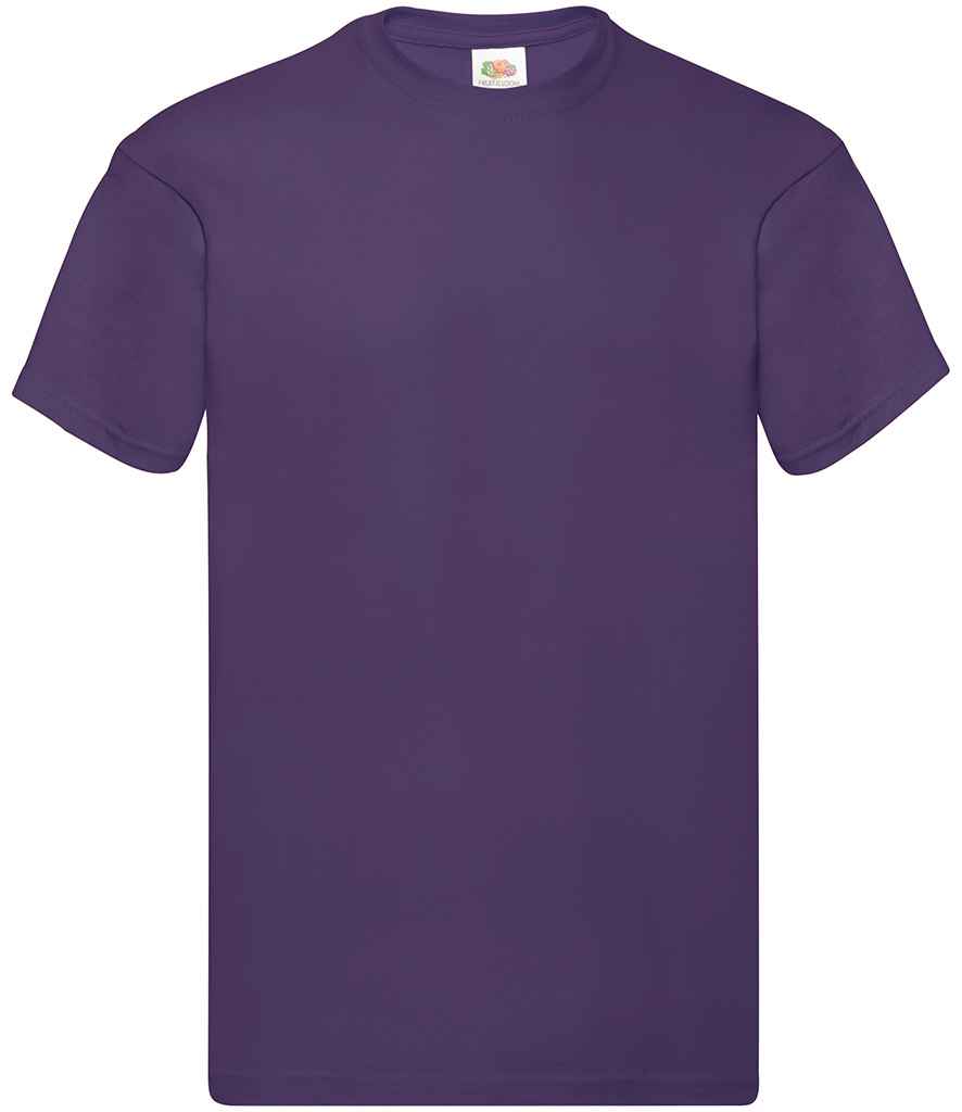 Fruit of the Loom Original T-Shirt Purple