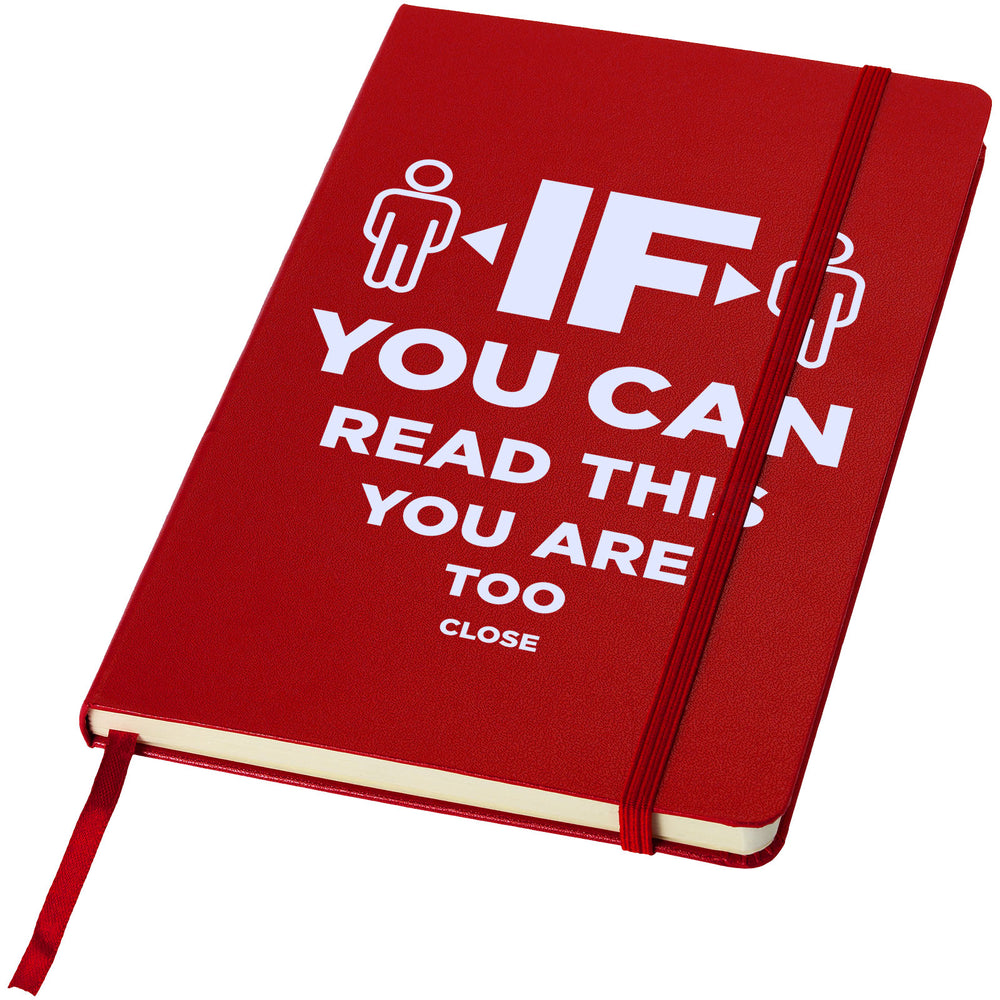 Branded Classic A5 hard cover notebook