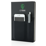 Branded A5 Deluxe notebook with smart pockets