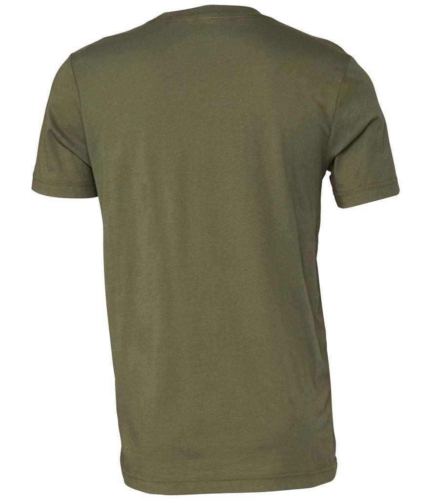 Canvas Unisex Crew Neck T-Shirt Military Green