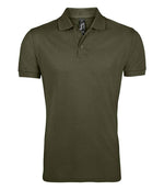 SOL'S Prime Poly/Cotton Piqué Polo Shirt Army