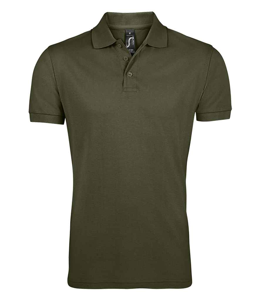 SOL'S Prime Poly/Cotton Piqué Polo Shirt Army