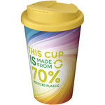 Branded Brite-Americano® Eco 350 ml spill-proof insulated tumbler