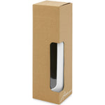 Branded Tidan 600 ml borosilicate glass bottle with silicone grip