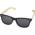 Branded Sun Ray bamboo sunglasses