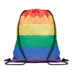 Branded Rainbow RPET drawstring bag