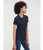 Branded Russell Ladies Classic Poly/Cotton Piqué Polo Shirt