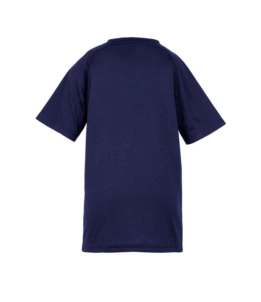 Spiro Kids Impact Performance Aircool T-Shirt Navy