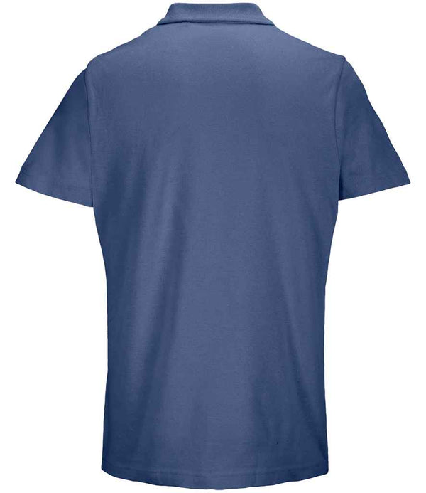SOL'S Unisex Pulse Twin Piqué Polo Shirt Denim