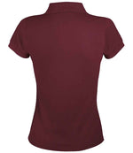 SOL'S Ladies Prime Poly/Cotton Piqué Polo Shirt Burgundy