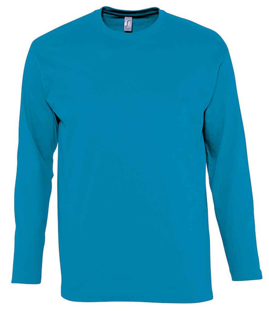 SOL'S Monarch Long Sleeve T-Shirt Aqua