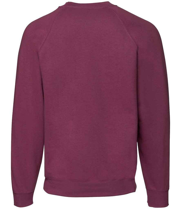 Fruit of the Loom Classic Raglan Sweatshirt Burgundy