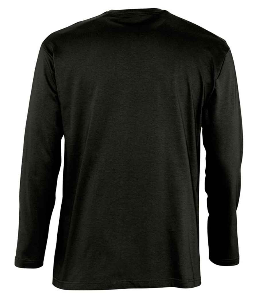 SOL'S Monarch Long Sleeve T-Shirt Deep Black