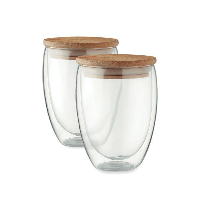 Branded Set of 2 glasses 350 ml in box
